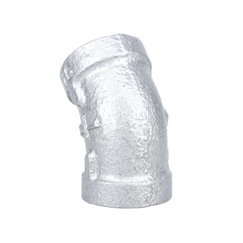 STZ Industries 1/4 in. FIP each X 1/4 in. D FIP Galvanized Malleable Iron 45 Degree Elbow