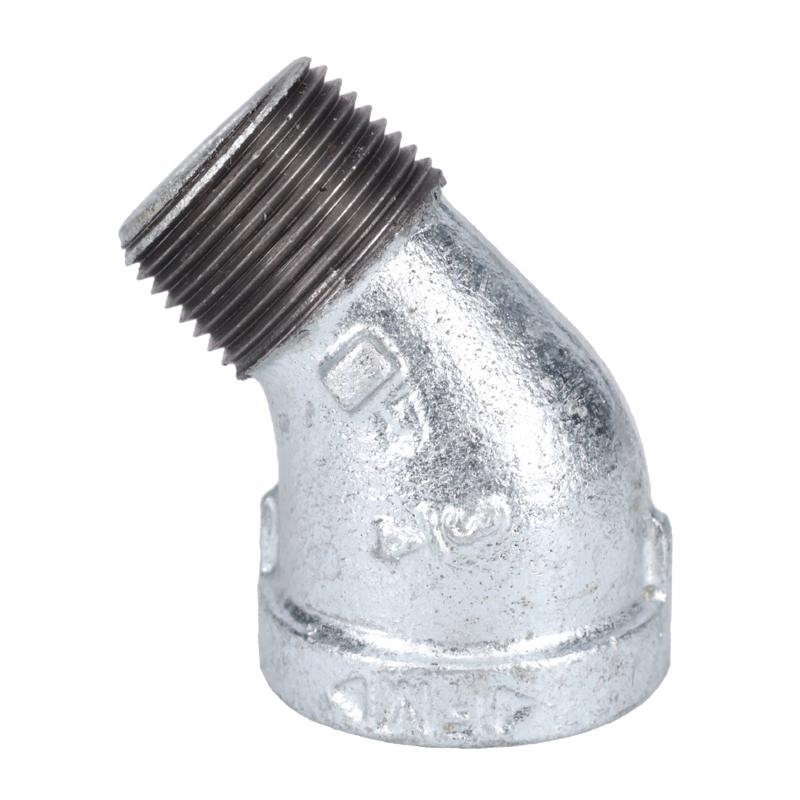STZ Industries 3/4 in. FIP each X 3/4 in. D MIP Galvanized Malleable Iron 45 degree Street Elbow