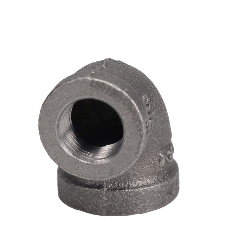 STZ Industries 1/2 in. FIP each X 3/8 in. D FIP Black Malleable Iron Reducing Elbow