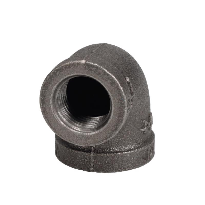 STZ Industries 3/4 in. FIP each X 1/2 in. D FIP Black Malleable Iron 90 degree Reducing Elbow