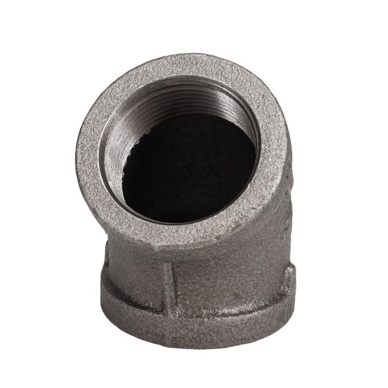 STZ Industries 1-1/4 in. FIP each X 1-1/4 in. D FIP Black Malleable Iron 45 Degree Elbow
