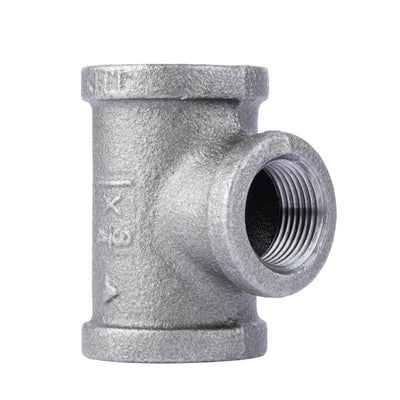 STZ Industries 1 in. FIP each X 1 in. D FIP 3/4 in. D FIP Black Malleable Iron Reducing Tee