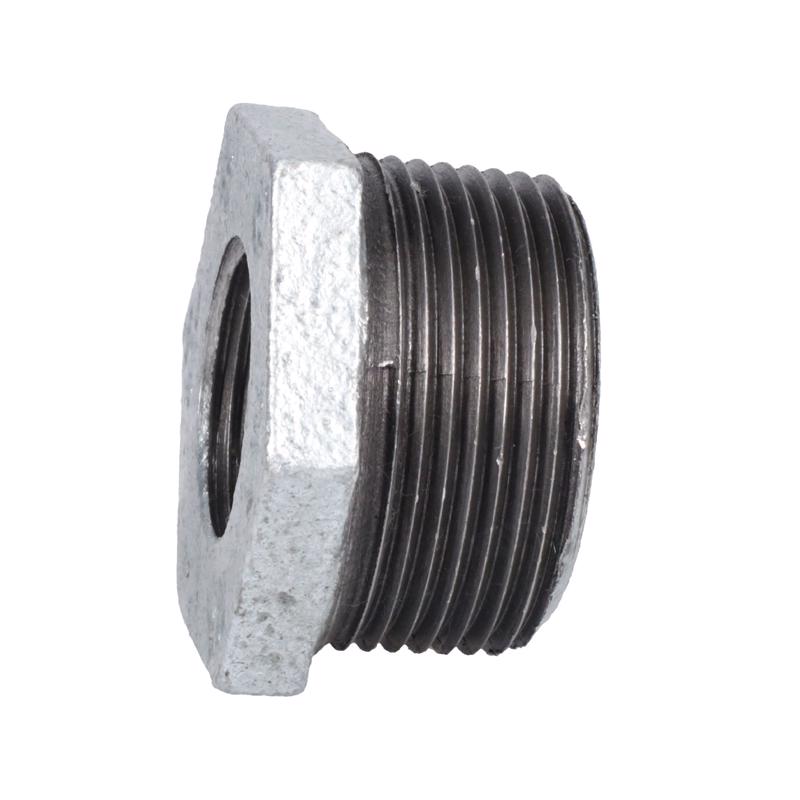STZ Industries 1-1/4 in. MIP each X 3/4 in. D FIP Galvanized Malleable Iron Hex Bushing