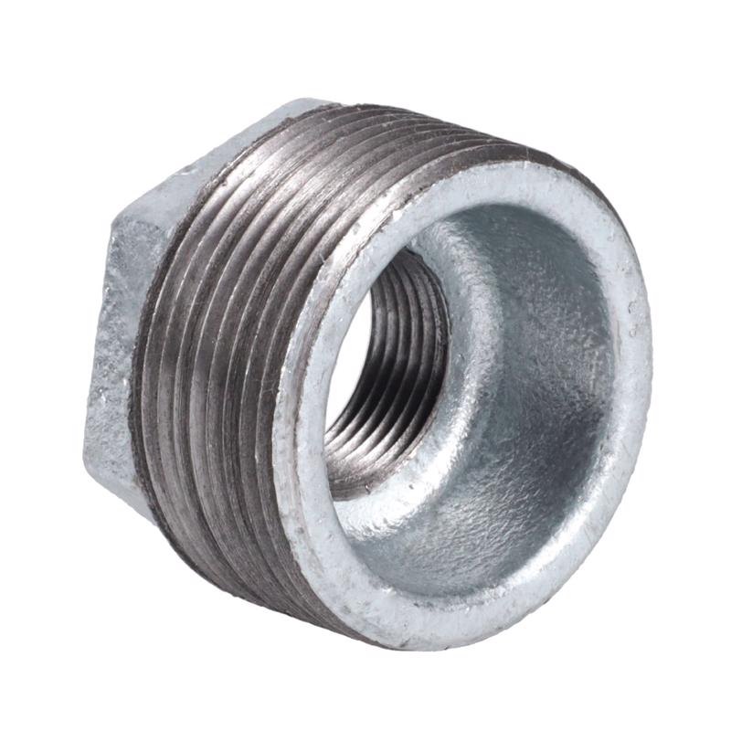 STZ Industries 1-1/2 in. MIP each X 3/4 in. D FIP Galvanized Malleable Iron Hex Bushing