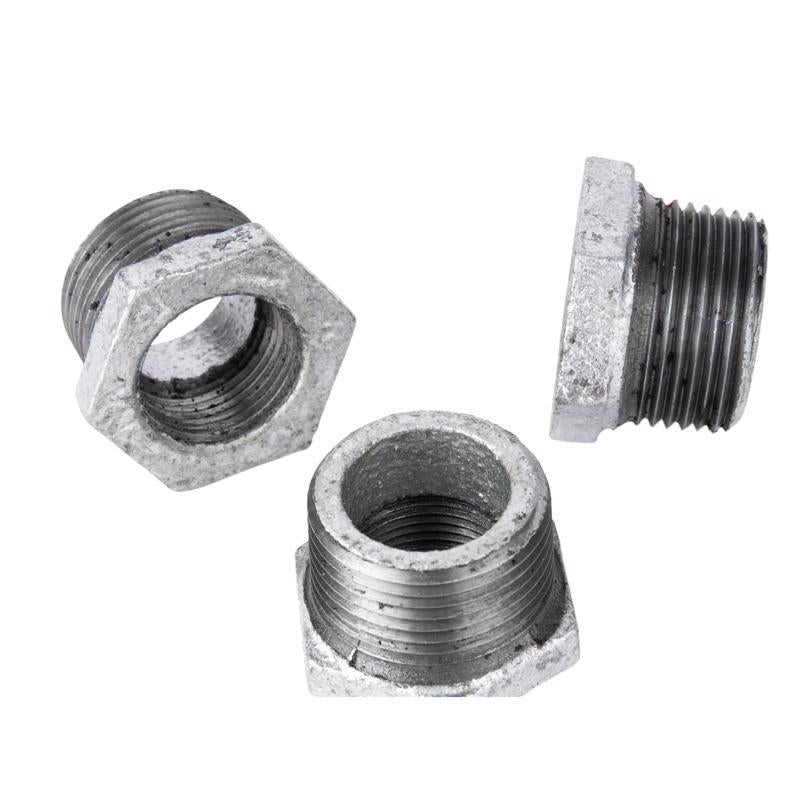 STZ Industries 1-1/2 in. MIP each X 1 in. D FIP Galvanized Malleable Iron Hex Bushing
