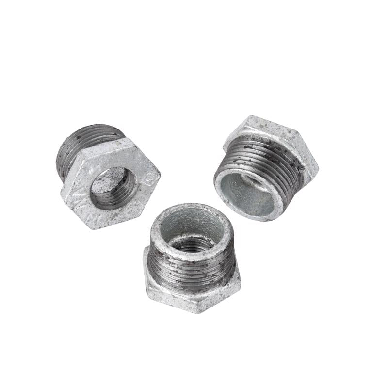 STZ Industries 2 in. MIP each X 1/2 in. D FIP Galvanized Malleable Iron Hex Bushing