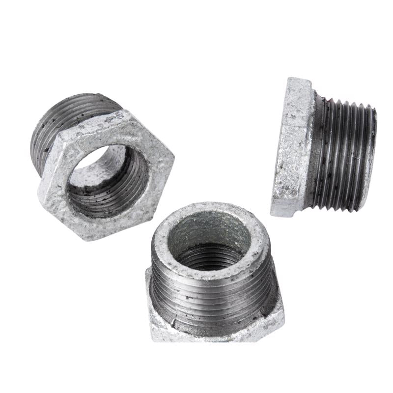 STZ Industries 2 in. MIP each X 3/4 in. D FIP Galvanized Malleable Iron Hex Bushing