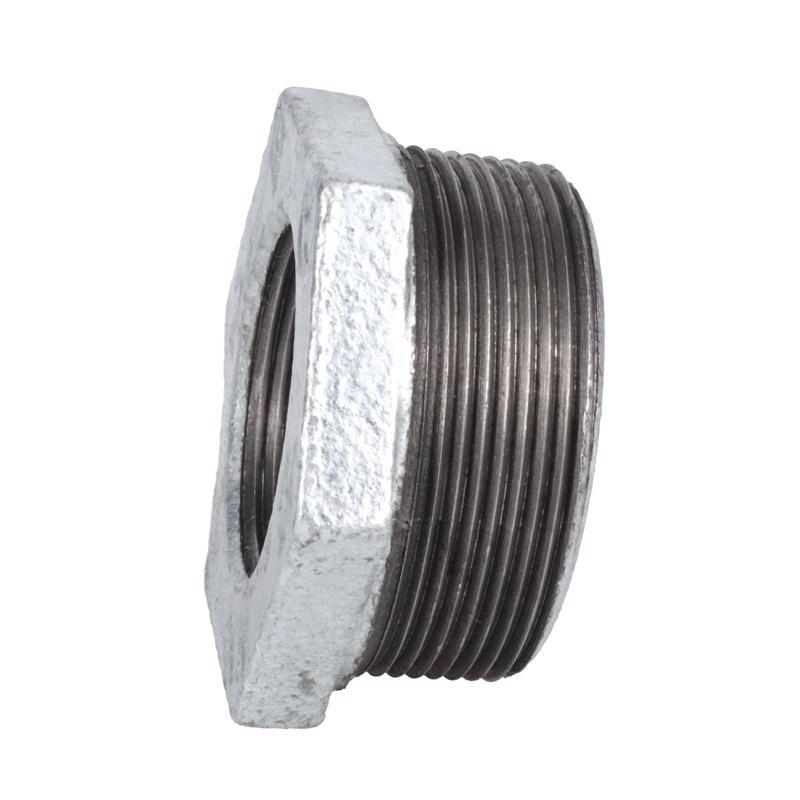 STZ Industries 2 in. MIP each X 1-1/4 in. D FIP Galvanized Malleable Iron Hex Bushing