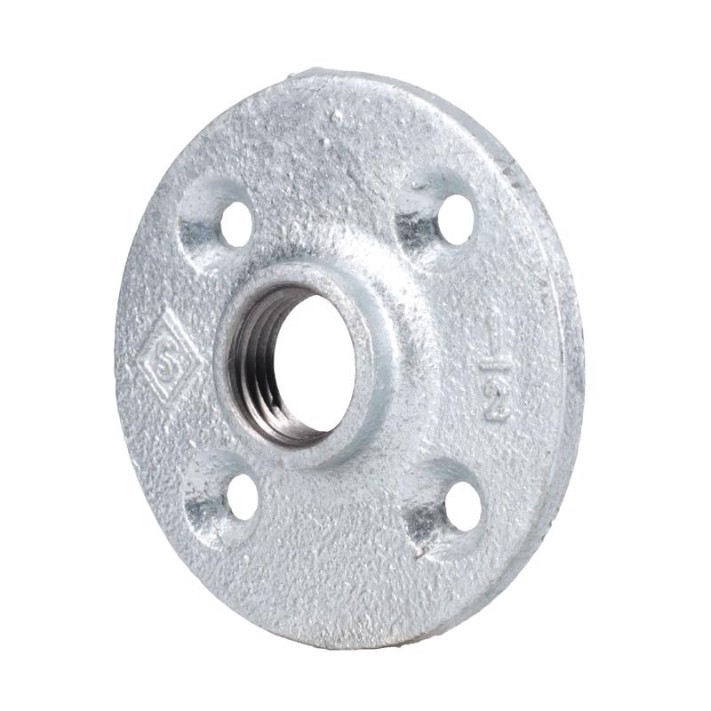 STZ Industries 1/2 in. FIP each Galvanized Malleable Iron Floor Flange