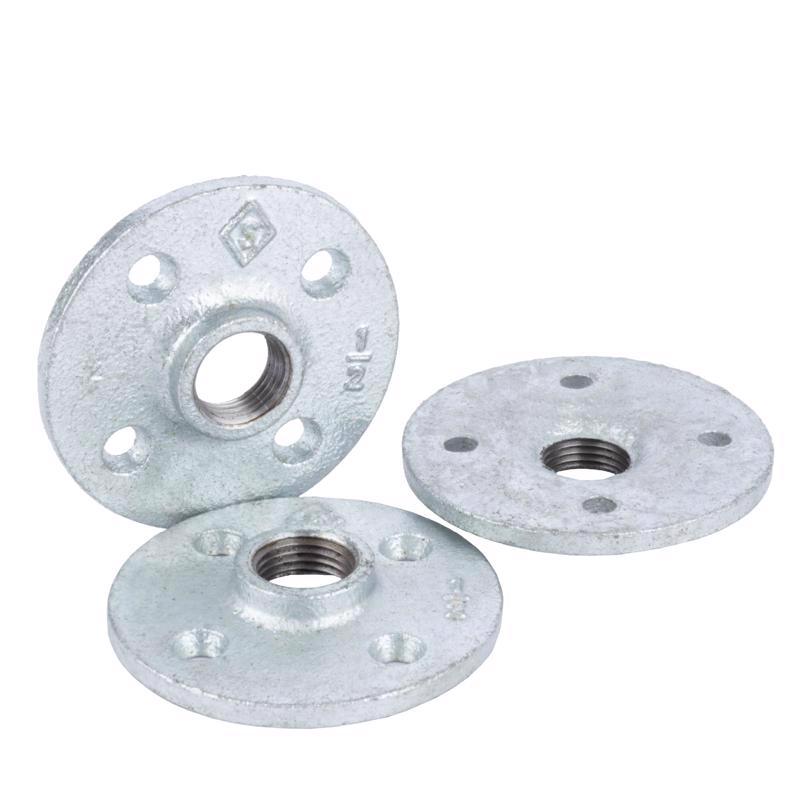 STZ Industries 1/2 in. FIP each Galvanized Malleable Iron Floor Flange