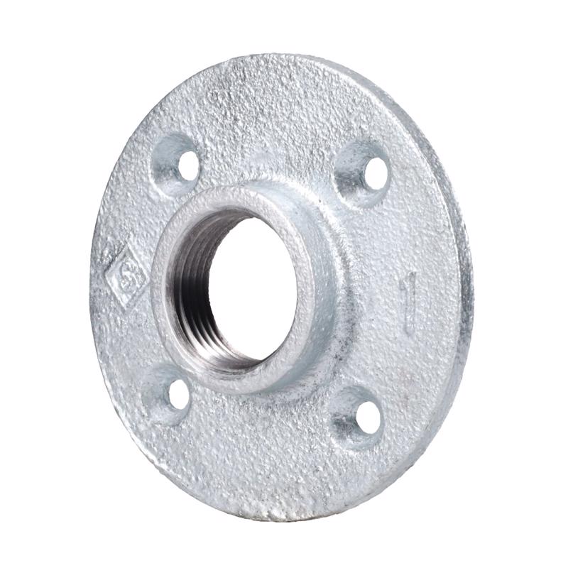 STZ Industries 1 in. FIP each Galvanized Malleable Iron Floor Flange