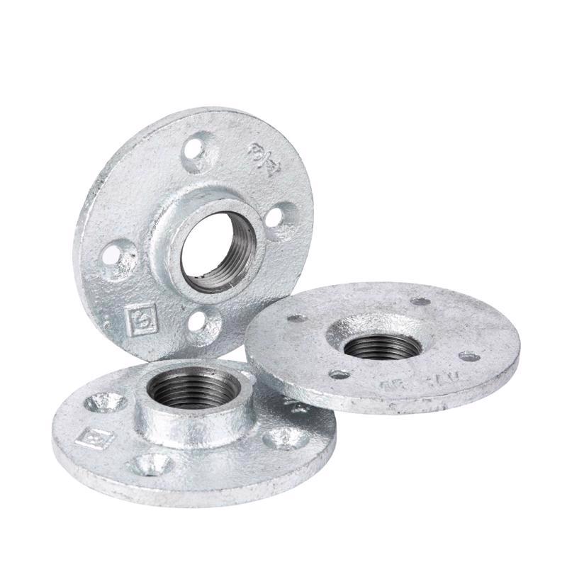 STZ Industries 1-1/2 in. FIP each Galvanized Malleable Iron Floor Flange