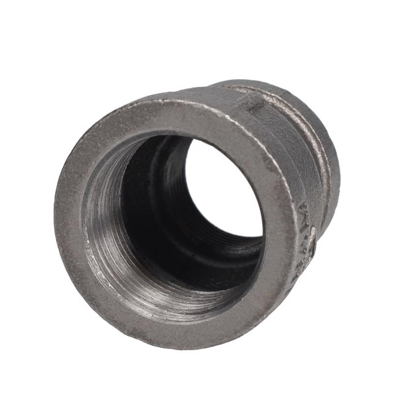 STZ Industries 1-1/4 in. FIP each X 1 in. D FIP Black Malleable Iron Reducing Coupling