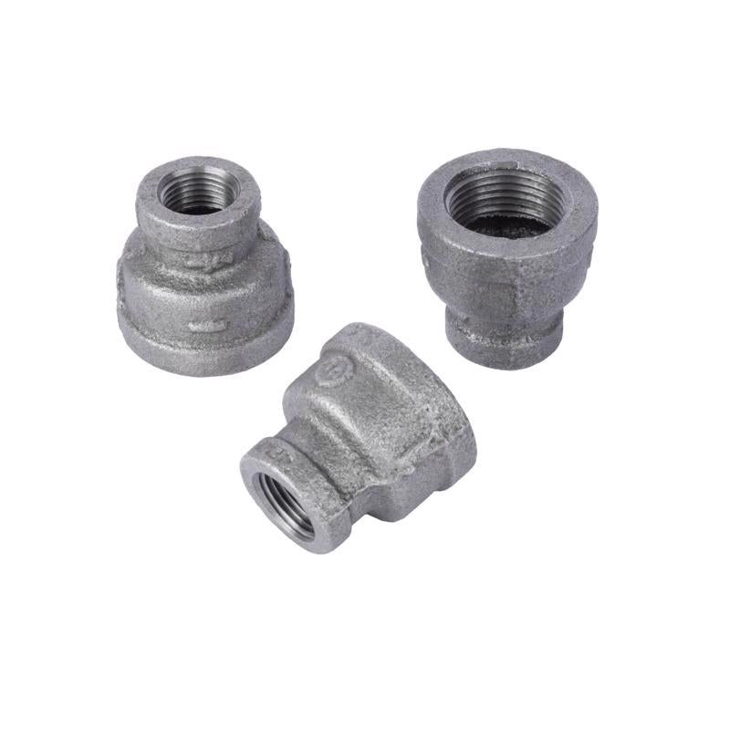 STZ Industries 1-1/4 in. FIP each X 1 in. D FIP Black Malleable Iron Reducing Coupling