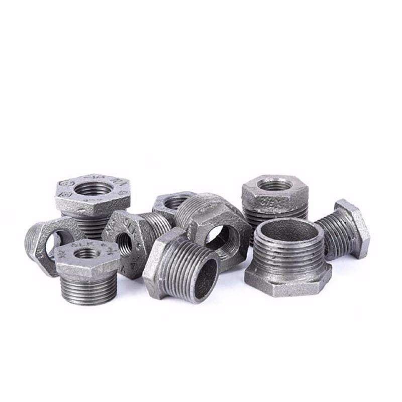 STZ Industries 1-1/2 in. MIP each X 1-1/4 in. D FIP Black Malleable Iron Hex Bushing