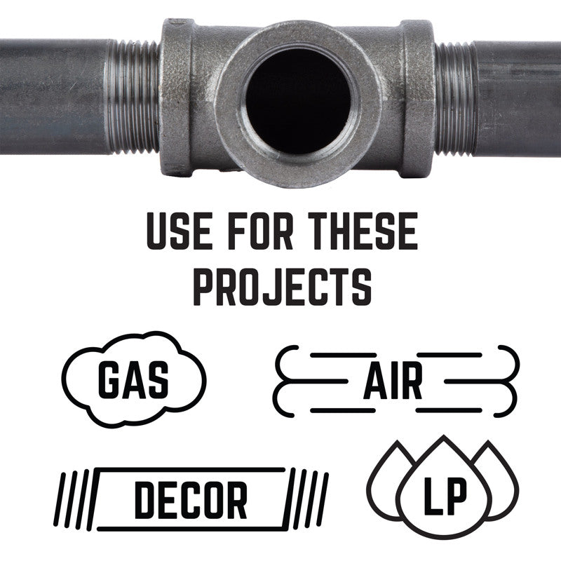 STZ Industries 1-1/4 in. FIP each Black Malleable Iron Cap