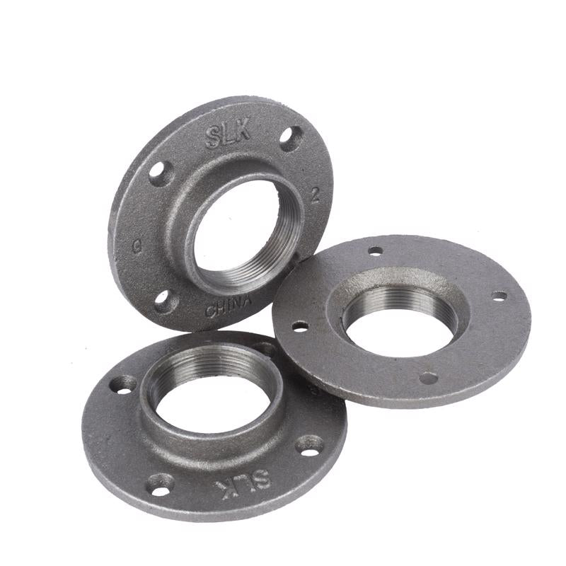 STZ Industries 2 in. FIP each Black Malleable Iron Floor Flange