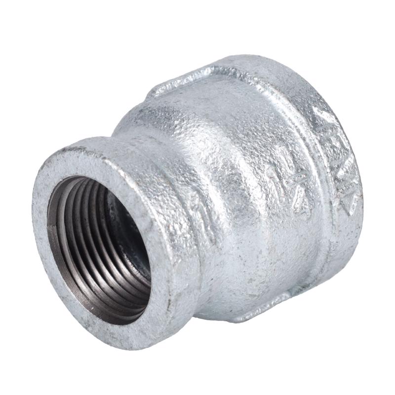 STZ Industries 1-1/4 in. FIP each X 1 in. D FIP Galvanized Malleable Iron Reducing Coupling