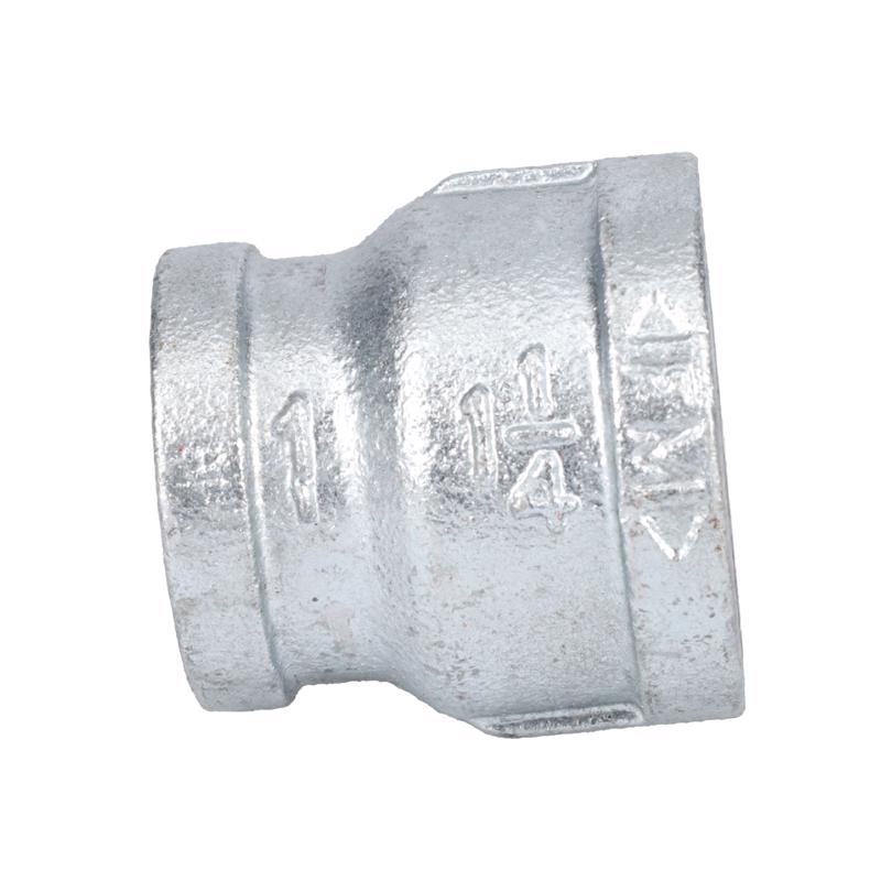 STZ Industries 1-1/4 in. FIP each X 1 in. D FIP Galvanized Malleable Iron Reducing Coupling