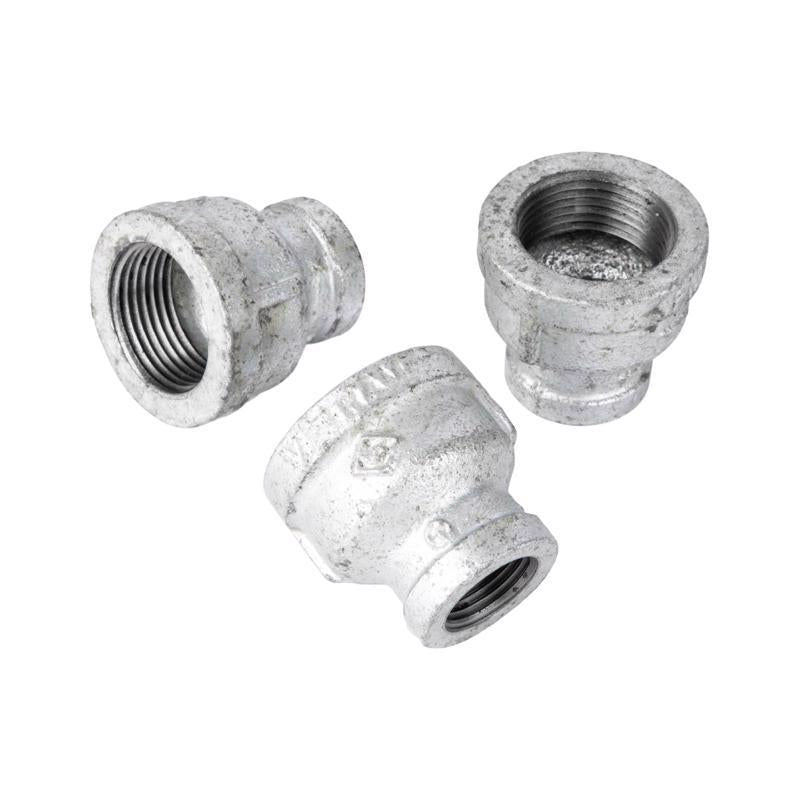 STZ Industries 1-1/2 in. FIP each X 1-1/4 in. D FIP Galvanized Malleable Iron Reducing Coupling