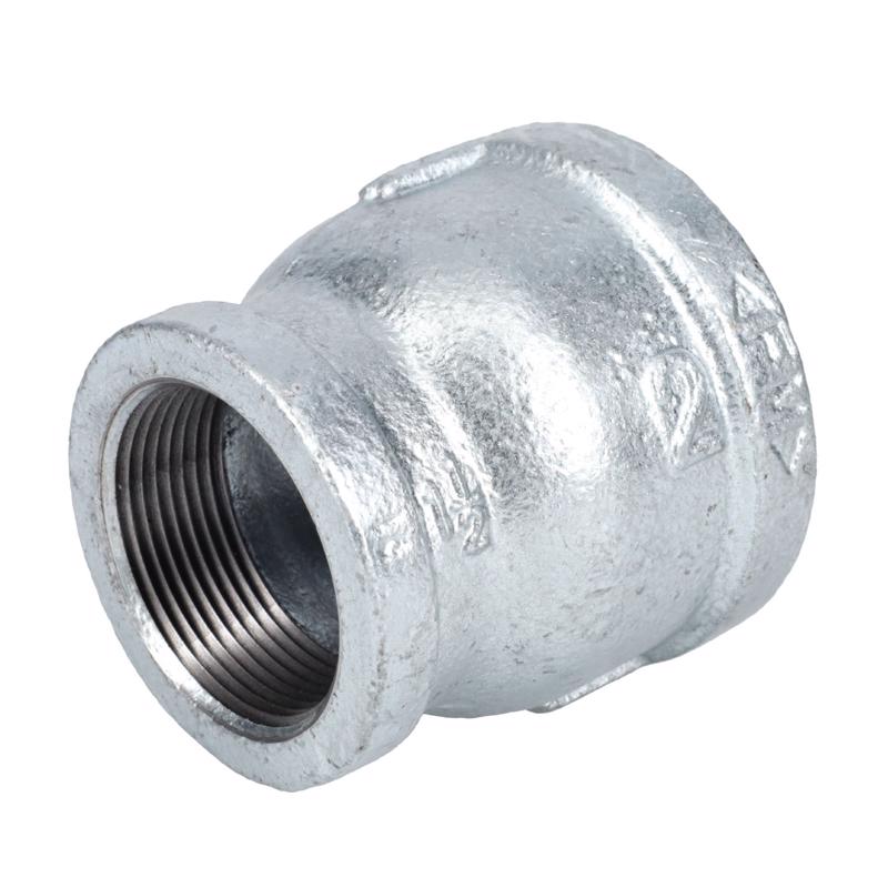 STZ Industries 2 in. FIP each X 1-1/2 in. D FIP Galvanized Malleable Iron Reducing Coupling