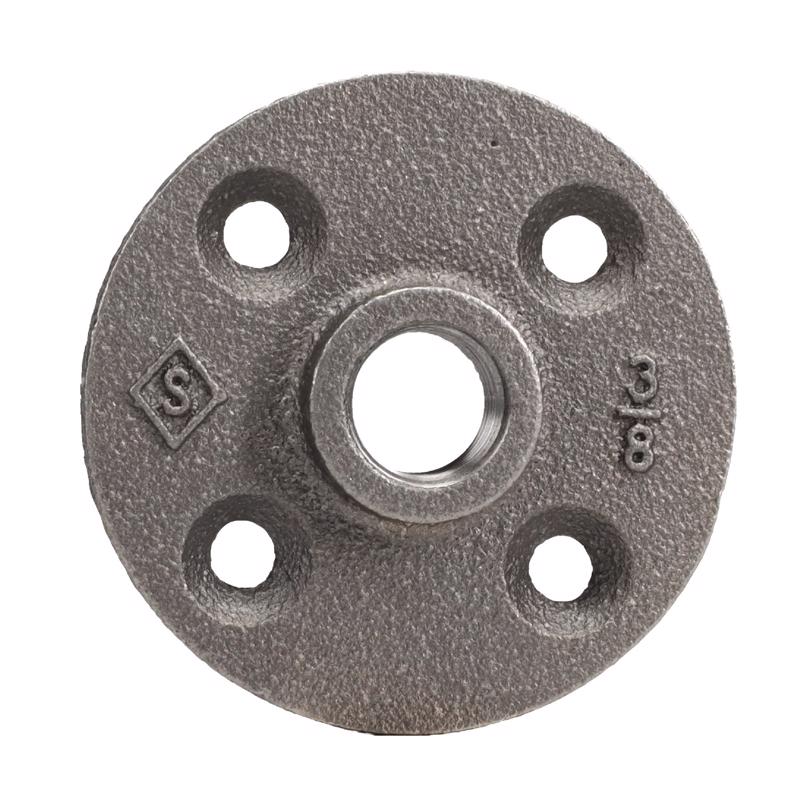 STZ Industries 3/8 in. FIP each Black Malleable Iron 2.75 in. L Floor Flange
