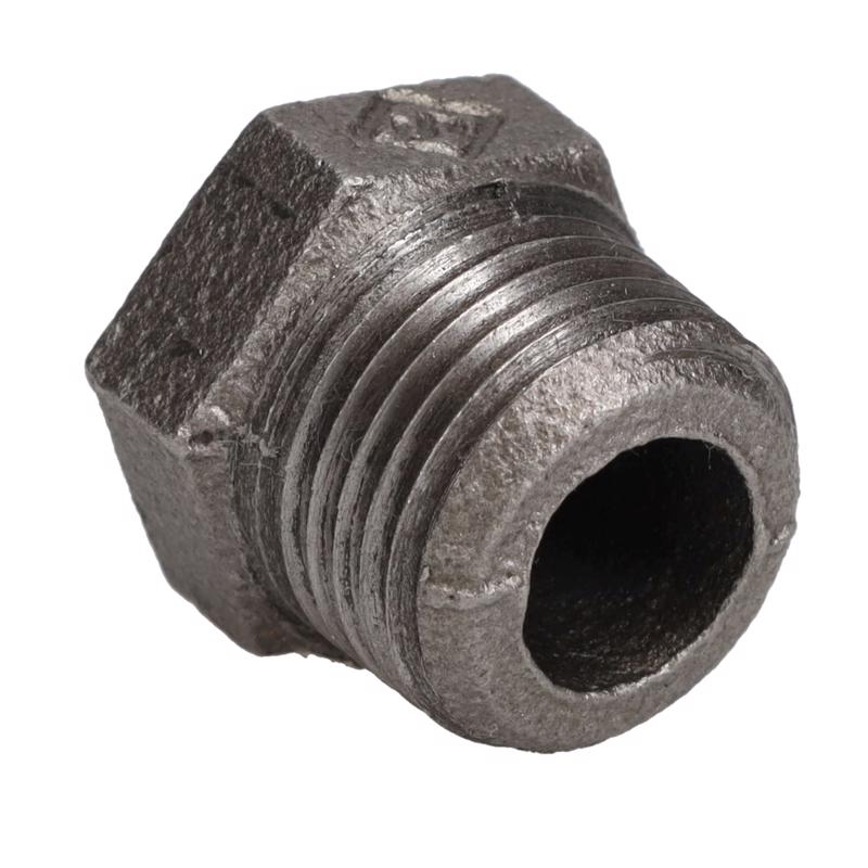 STZ Industries 1/2 in. MIP each X 1/8 in. D FIP Black Malleable Iron Hex Bushing