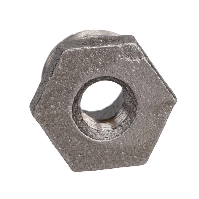 STZ Industries 1/2 in. MIP each X 1/8 in. D FIP Black Malleable Iron Hex Bushing