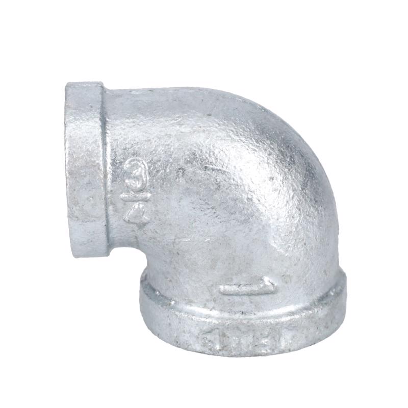 STZ Industries 1 in. FIP each X 3/4 in. D FIP Galvanized Malleable Iron 90 degree Reducing Elbow