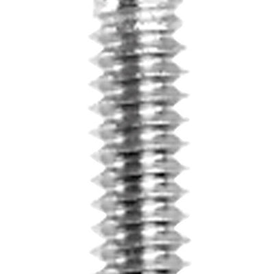 Danco No. 6-32 X 1/2 in. L Slotted Round Head Chrome-Plated Brass Bibb Screw
