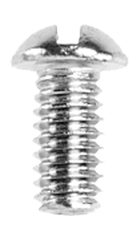 Danco No. 10-28 X 3/8 in. L Slotted Round Head Chrome-Plated Brass Bibb Screw