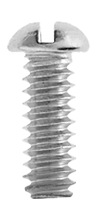 Danco No. 10-24 X 1/2 in. L Slotted Round Head Chrome-Plated Brass Bibb Screw