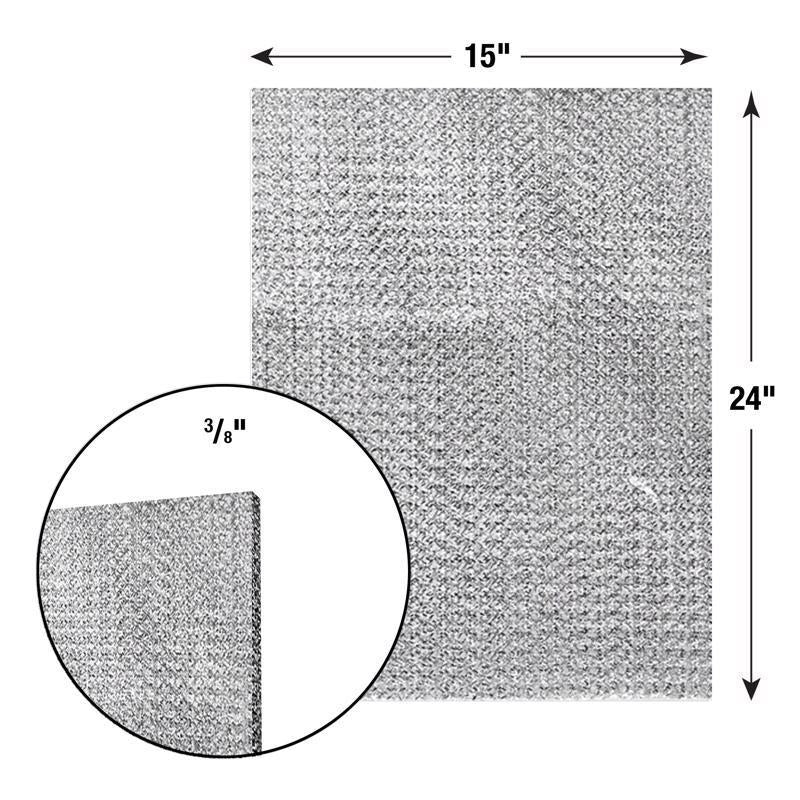 NaturalAire 15 in. W X 24 in. H X 1/4 in. Aluminum 4 MERV Air Conditioner Filter