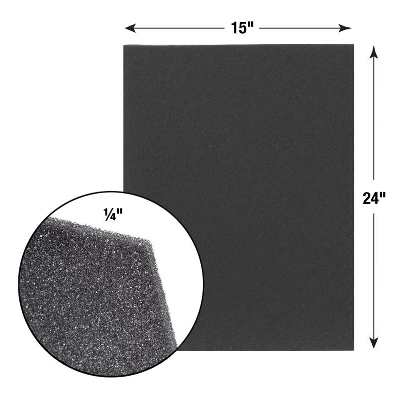 NaturalAire 15 in. W X 24 in. H X 1/4 in. Polyester 1 MERV Air Conditioner Filter