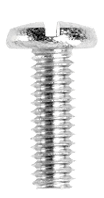 Danco No. 8-32 X 1/2 in. L Slotted Binding Head Chrome-Plated Brass Faucet Handle Screw