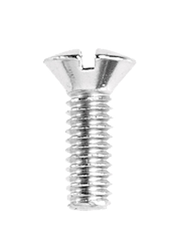 Danco No. 8-32 X 1/2 in. L Slotted Oval Head Chrome-Plated Brass Faucet Handle Screw