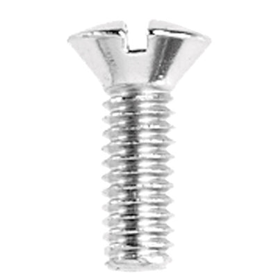 Danco No. 8-32 X 1/2 in. L Slotted Oval Head Chrome-Plated Brass Faucet Handle Screw