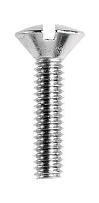 Danco No. 8-32 X 3/4 in. L Slotted Oval Head Chrome-Plated Brass Faucet Handle Screw