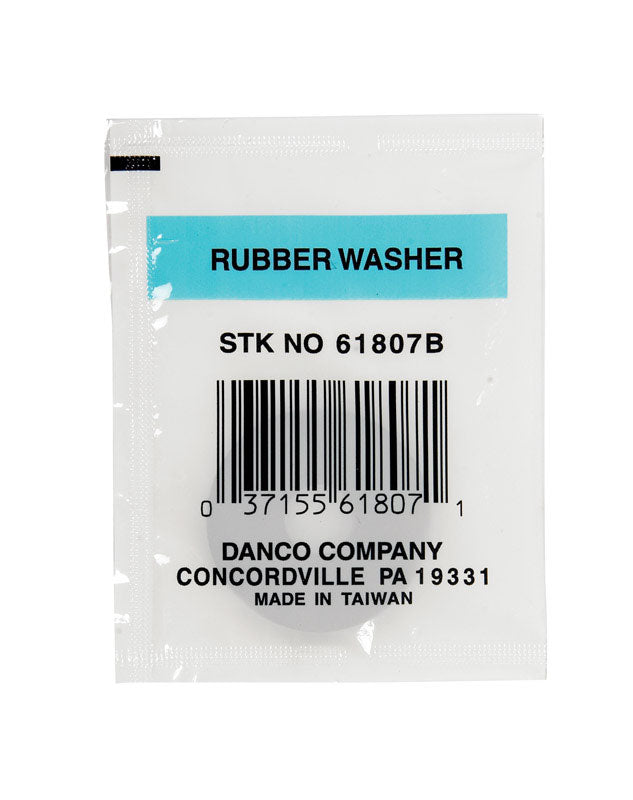 Danco 3/8 in. D Rubber Washer
