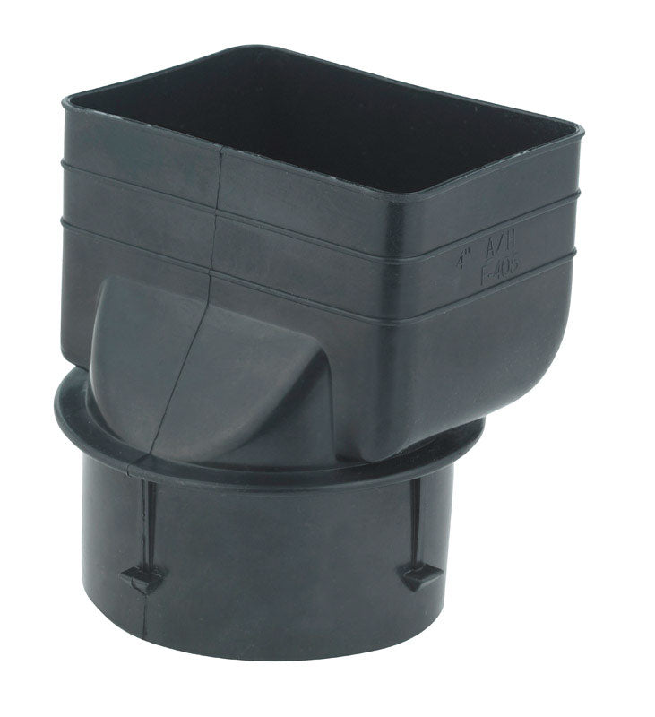 Advanced Drainage Systems 4-1/4 in. Barb X 3 in. D Barb Polyethylene Downspout Adapter