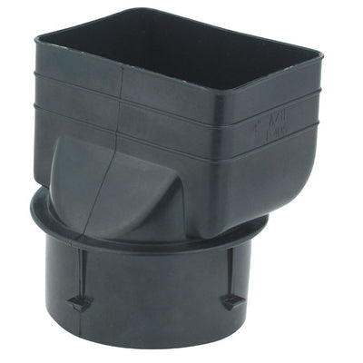 Advanced Drainage Systems 4-1/4 in. Barb X 3 in. D Barb Polyethylene Downspout Adapter