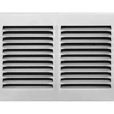 Tru Aire 6 in. H X 10 in. W 1-Way Powder Coat White Steel Return Air Grille