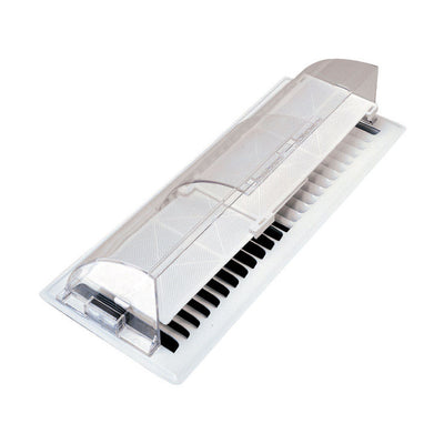 Deflect-O Jordan 4 in. H X 9-1/5 in. W 1-Way Clear Plastic Air Deflector