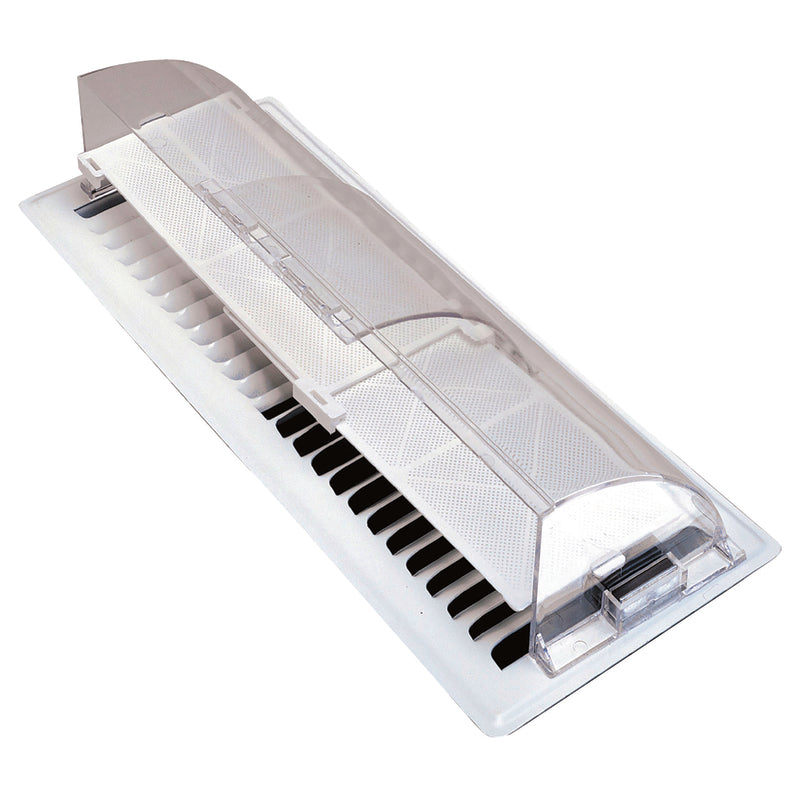 Deflect-O Jordan 4 in. H X 9-1/5 in. W 1-Way Clear Plastic Air Deflector