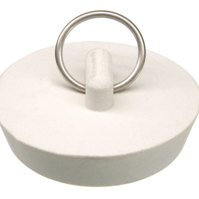 Danco 1-3/4 in. White Rubber Sink Stopper