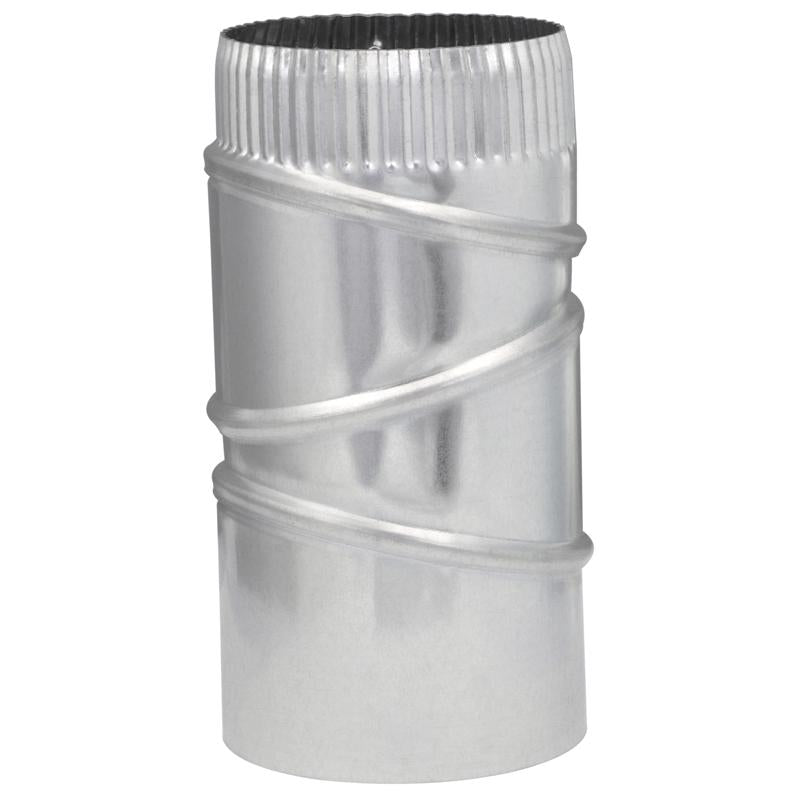 Imperial 4 in. D X 4 in. D Adjustable 90 deg Galvanized Steel Furnace Pipe Elbow