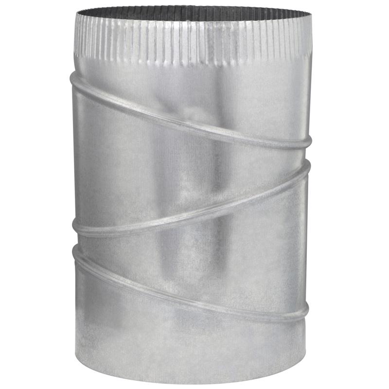 Imperial 8 in. D X 8 in. D Adjustable 90 deg Galvanized Steel Furnace Pipe Elbow