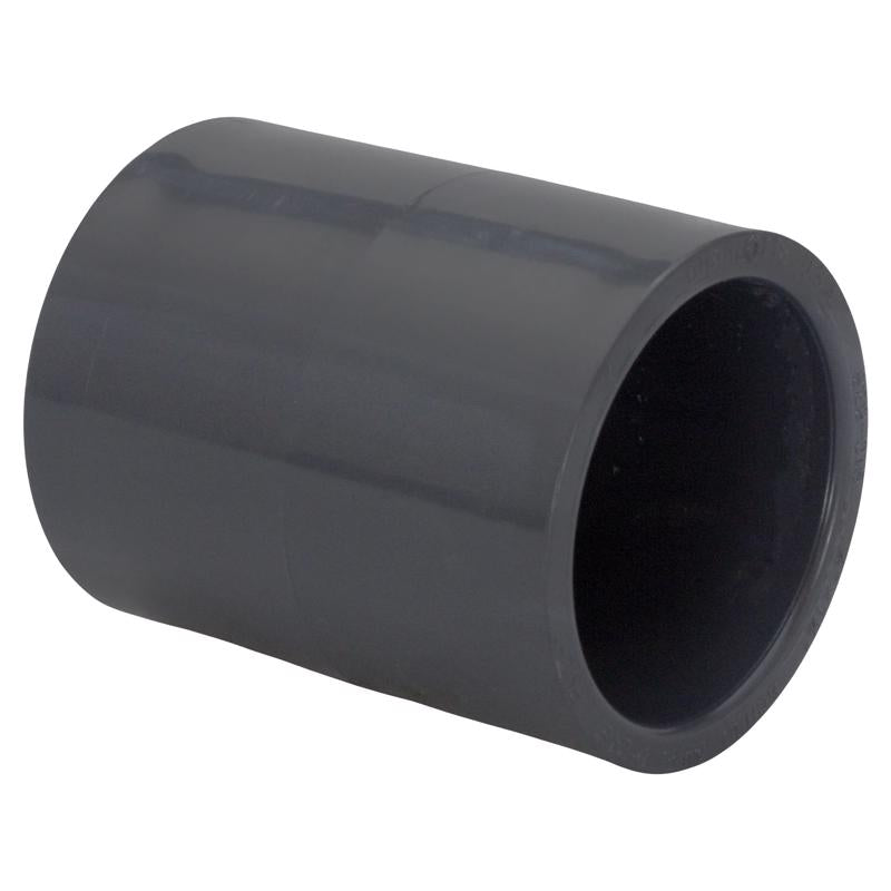Charlotte Pipe Schedule 80 1 in. Slip X 1 in. D Slip PVC Coupling