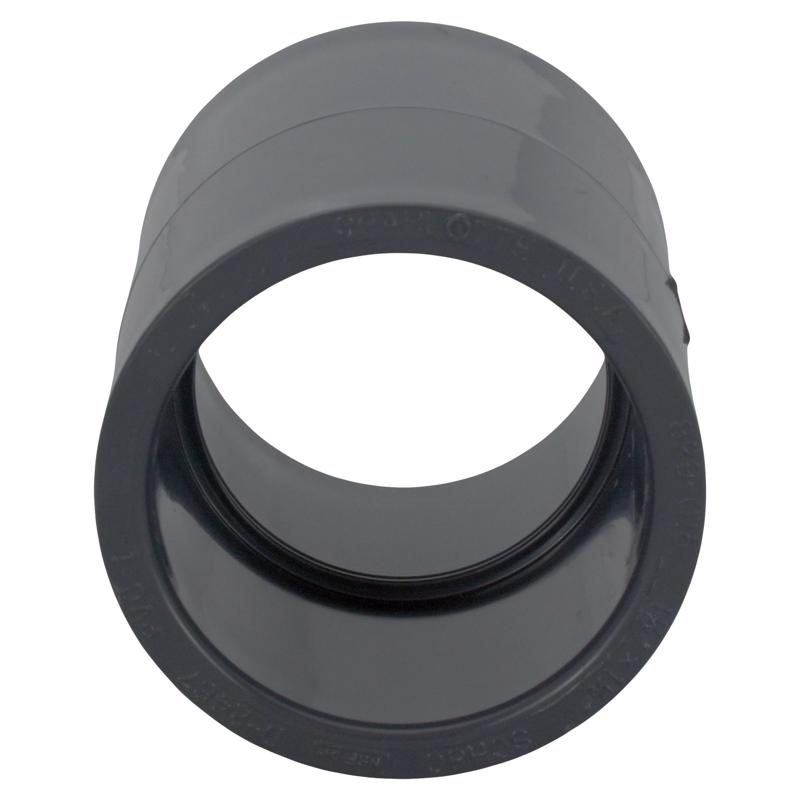 Charlotte Pipe Schedule 80 1 in. Slip X 1 in. D Slip PVC Coupling