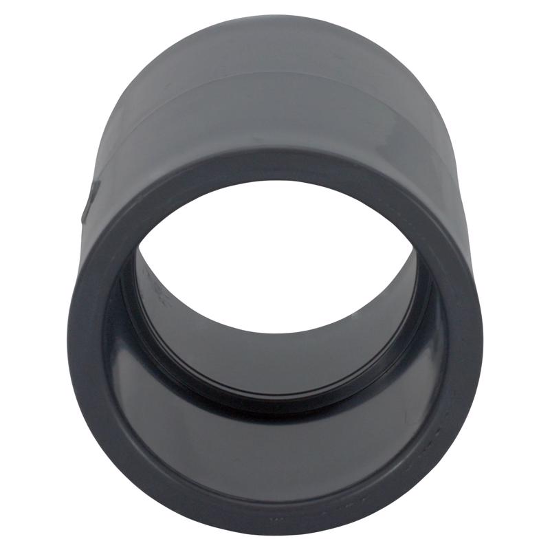 Charlotte Pipe Schedule 80 1 in. Slip X 1 in. D Slip PVC Coupling